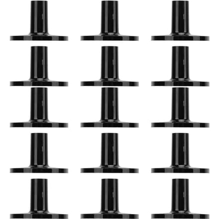 15 stuks Trommelbekken Hulzen Plastic Bekken Vervangende Accessoires voor Slagwerkinstrument black