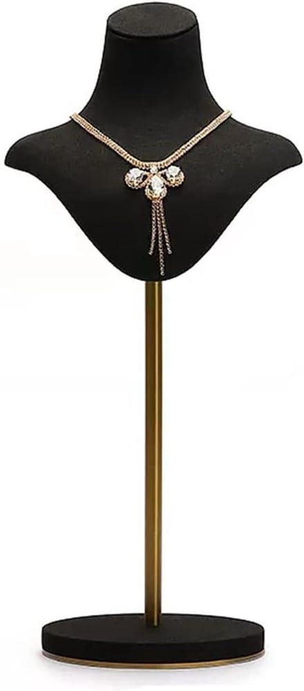Sieraden displaystandaard - Ketting houder - Sieraden presenteren - Verstelbare hoogte - N.v.t. - Zwart