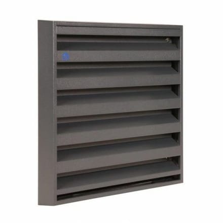 MUURROOSTER OPBOUW 431 ALU 225X225 BRONS RENSON