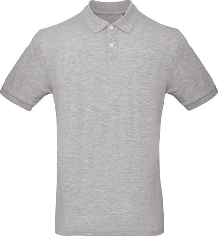 B&C Men's organic polo shirt CGPM430 - Heather Grey - S