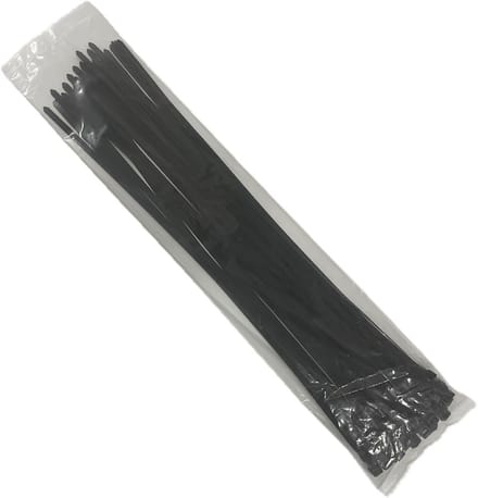 Extra Grote Kabelbinders Kabelstrips Zwart 550x9mm - 100 Stuks - Zeer Sterk (80kg)