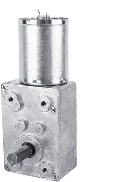 Reversible Worm Drive met Hoge Koppel DC Motor voor 12V Toepassingen - 5/6/20/40/62 RPM Opties