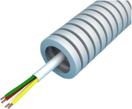 Snelflex flexibele buis alarmkabel 8x0.22mm2 - 16mm per rol 100 meter (SFA08)