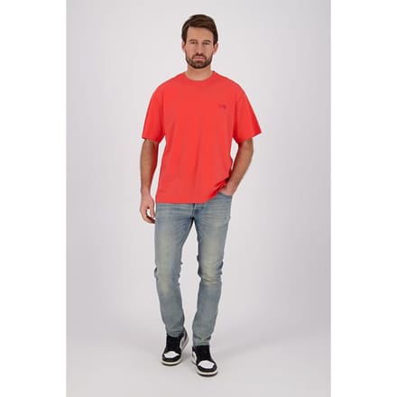 RAIZZED Hardwick T-shirt Peach Red Maat: XS | Basic T-Shirts Outlet | Heren | Oranje