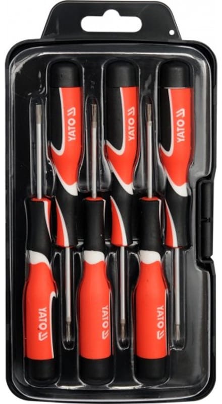 Yato - Precisie Schroevendraaierset - 6-stuks - Torx - Magnetische Tips