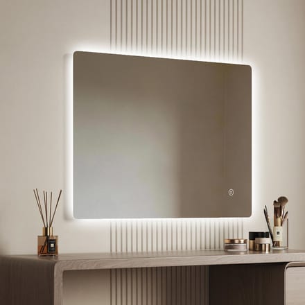 EMKE Badkamerspiegel - LM09 - Dimbaar 6500K Koud Wit - Frameloos - 60 x 100 CM