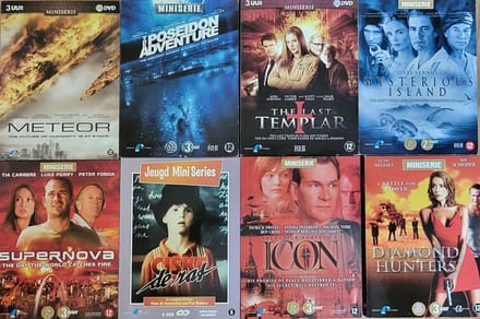 extra lange Mini Series - set van 8 o.a. - Ciske de rat, super nove, meteor, last templar,