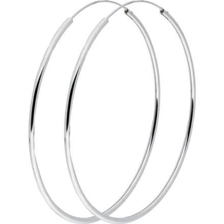 Silver Lining draadoorringen - zilver - Ø70 mm - ronde buis - 1.9 mm