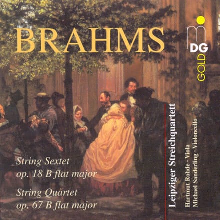 Leipziger Streichquartett, Hartmut Rohde, Michael Sanderling - Brahms: String Sextet Op. 18 B Flat Major | String Quartet Op. 67 B Flat Major (CD)