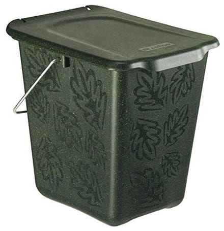 Compostbak met Deksel en Handvat - 7L Groen