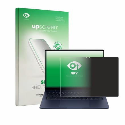 upscreen - privacy screenprotector voor HP EliteBook X Flip G2i 14" - Folie Beschermfolie Blauwlichtfilter
