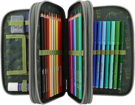 Dino World 3-Vaks Etui