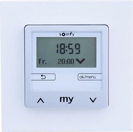 Somfy Inbouw dagklok Chronis Smoove Uno S (Sun) Pure Wit