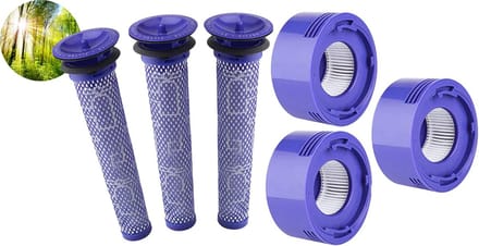 XXL Super Set HEPA Pre- & Post Filter geschikt voor Dyson V7, V8 96747801 Accessoires Vervanging DC58, DC59, DC61, DC74