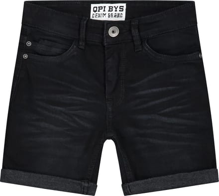 Quapi short Arjan black jeans - maat 128