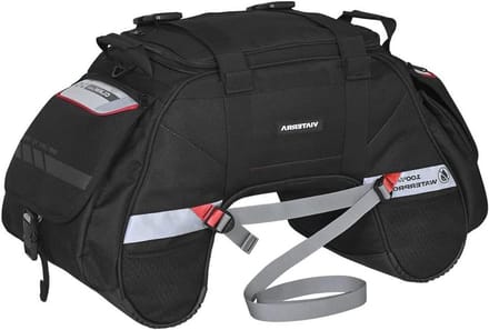 Waterdichte Staarttas - Motortas Bagage - Motor Ritten - Scheurvast Polyester - 48 Liter - Zwart