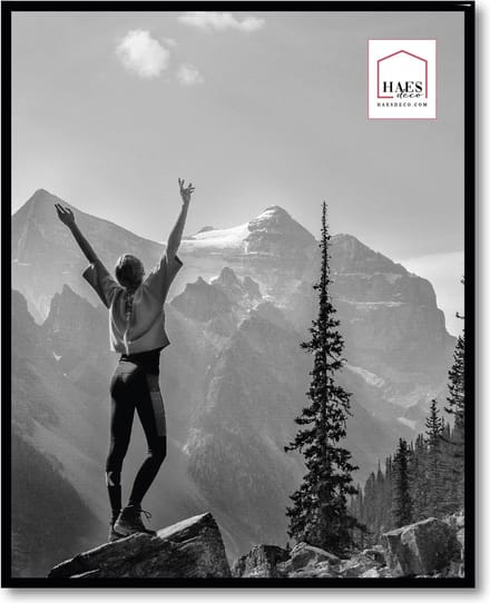 HAES DECO - Kunststof fotolijst 40x50 zwart Easy Frame - EF7B