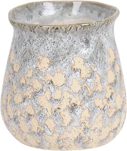 Rasteli Bloempot-Sierpot Grijs-Beige D 13.5 cm H 13.8 cm