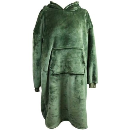 Unique Living hoodie oversized winter green -70x110cm