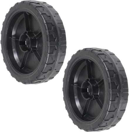 Voorwiel Grasmaaier - Reservewiel - Gazon Onderhoud - Set van 2 stuks - 165 mm Diameter
