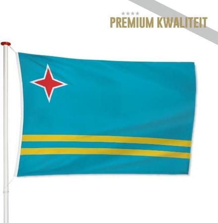 Arubaanse Vlag Aruba 40x60cm
