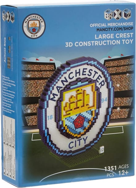 FOCO BRXLZ Mini Crest Bouwset 3D Voetbalclub Embleem Bouwspeelgoed