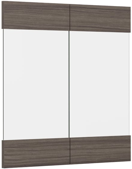 Vicco R-Line Keukenfront – 59.2 x 59 cm meubelfront voor de glazen hangkast Edel grijs