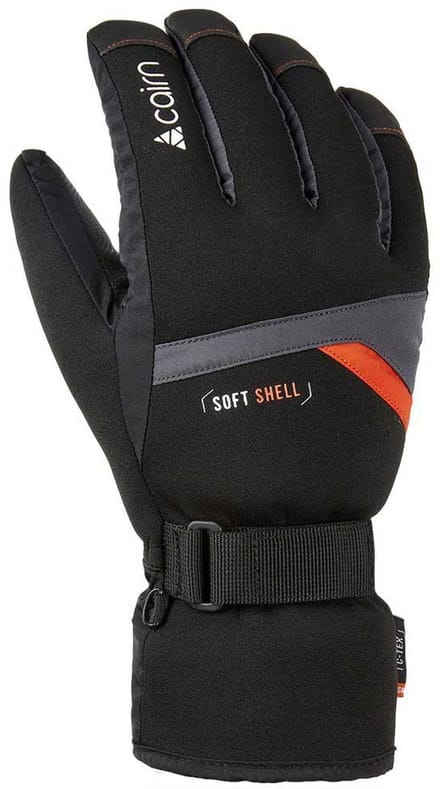 Cairn Styl 2 C-Tex, skihandschoenen heren, graphite scarlet