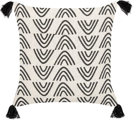 MAYS - Sierkussen - Gebroken wit - 45 x 45 cm - Katoen