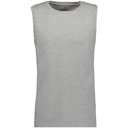 Ragman Ondermode Athletic Jersey Shirt Round Neck Grijs Melange / male