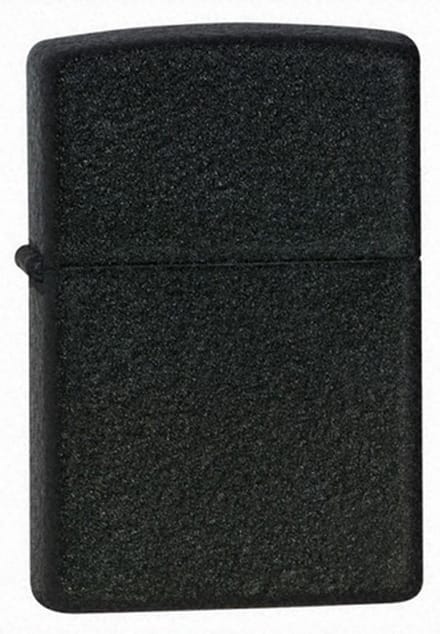 Zippo aansteker Crackle zwart