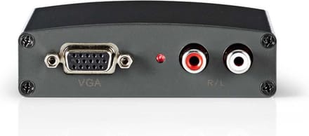 Nedis VGA + Tulp 2RCA naar HDMI converter met HDCP / zwart