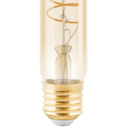 Eglo Ledfilamentlamp T30 Spiral - Amber - D3cm - Dimbaar - Warm Wit - E27 - 4w