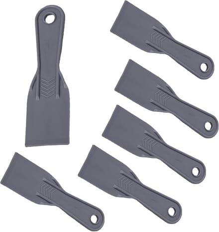 6 Kunststof Spatels Set - Flexibele Krabbers voor 3D-Printer & Hars - Krasvrij & Compact