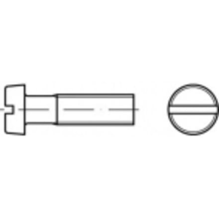 TOOLCRAFT TO-5451069 Cilinderkopschroeven M4 40 mm Sleuf Polyamide 200 stuk(s)