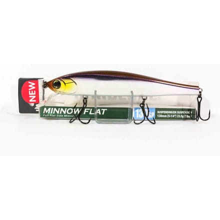 Yo Zuri Duel Hardcore Minnow Flat 130SP Leurre à suspendre R1381-MEWS (7095) gray