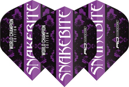 Red Dragon Peter Wright Snakebite World Champion 2020 Black - Dart Flights