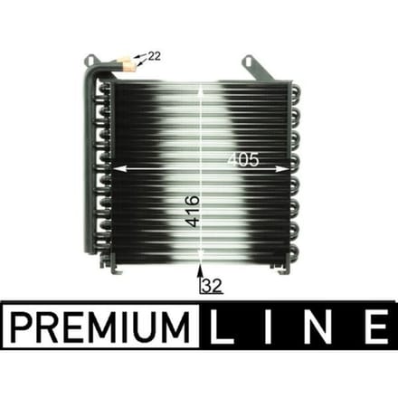 Olie radiator, motorolie  MAHLE CLC 35 000P