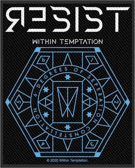 Within Temptation - Resist Hexagon Patch - Multicolours