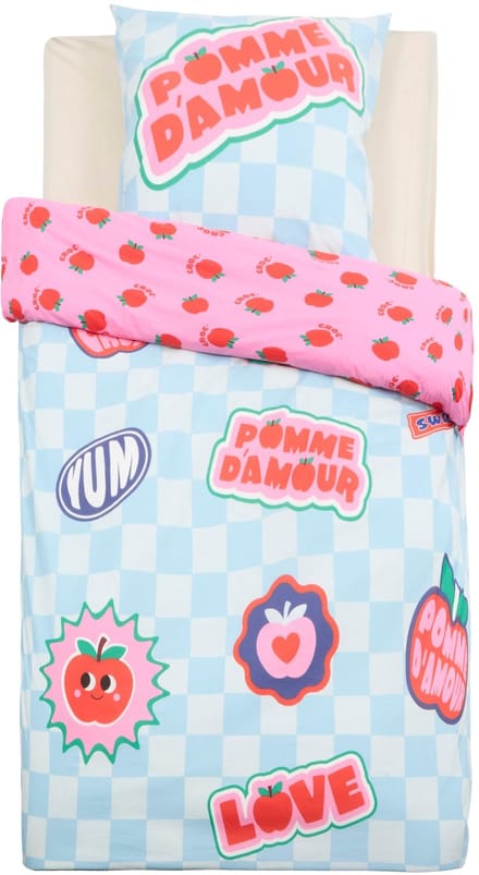 Atmosphera Kids Chachapop Dekbedovertrek set met 1 kussensloop 140x200cm/65x65cm