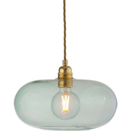 EBB & FLOW hanglamp Horizon, groen, glas, Ø 29 cm