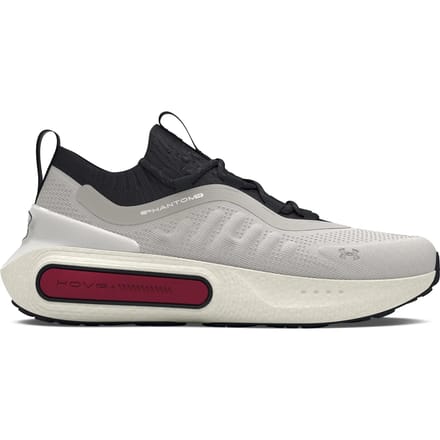 Under Armour HOVR Phantom 4 White Clay Black Heren Sneakers Grijs 3027593-301 42.5 gray