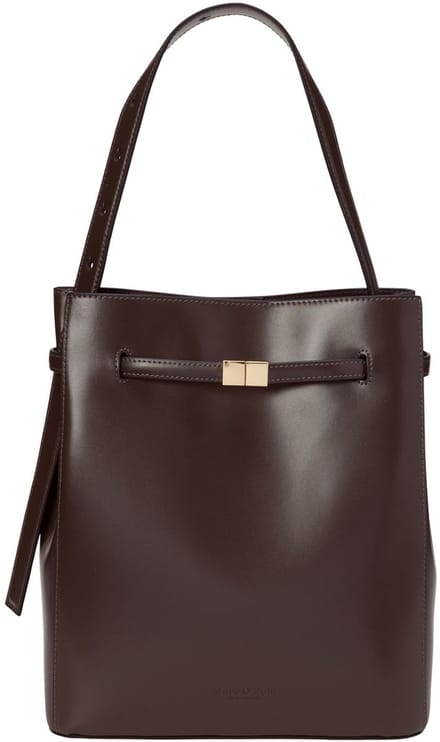 Marc O'Polo schoudertas handtas Tally Hobo Bag Shaded Brown bruine