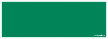 Pickup bord 33x12 cm - groen bord zonder tekst