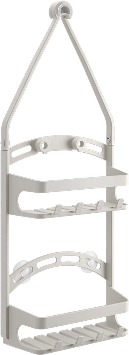 Metaltex - ShowerFlex - Universeel doucherek - Kunststof - Monteren zonder gereedschap