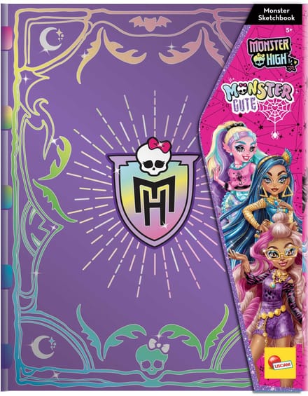 Lisciani - Monster High - Schetsboek - Monster cute
