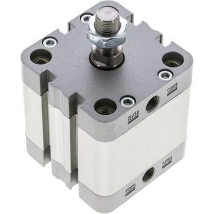 ISO 21287 Compacte Dubbelwerkende Cilinder 50-25mm - Magnetisch - Mannelijke Stang