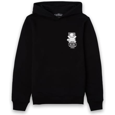 Pokémon Squirtle Manga Unisex Hoodie - Black - L