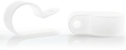 WKK bevestigingsbeugels Ø18,6mm polyamide naturel – 100 stuks (73110972)
