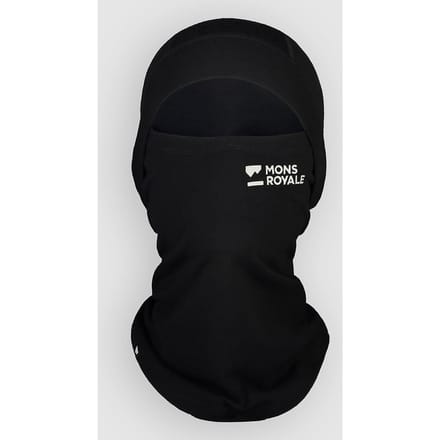 Mons Royale Merino Olympus Balaclava zwart